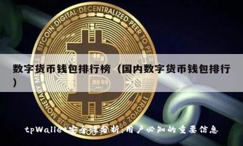 tpWallet安全性分析：用户必知的重要信息