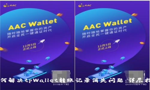 如何解决tpWallet转账记录消失问题:详尽指南
