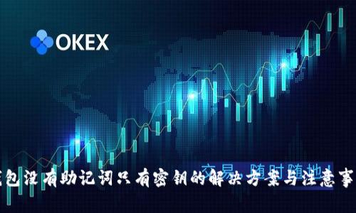 钱包没有助记词只有密钥的解决方案与注意事项